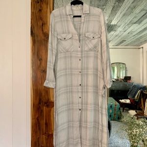 BELLA DAHL SOFT FRAYED DUSTER- Medium